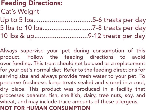 Get Naked Cat Crunchy Treats Grain-Free Cranberry Flavor, Cat Health, 6-oz bag - Image 6