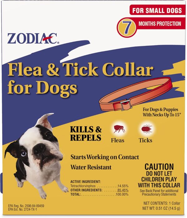 Zodiac Flea and Tick Collar for Dogs Small