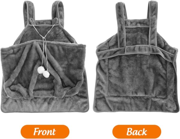 Puppy Sling Cat Carrier, Hands Chest Apron Sleeping Bag for Small Dogs, Cats, Accompany Carrier Bag Pet Sling Carrier Bag, Warm Comfortable Travel Backpack - Image 9