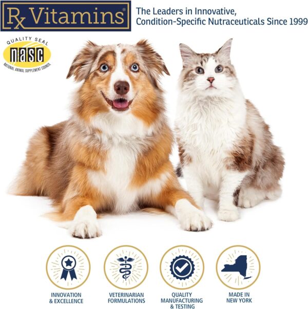 Rx Vitamins Renal Feline - Cat Kidney Support with Milk Thistle for Cats - Anti Inflammatory for Cats - Boosts Cat Antioxidant Health & Cat Liver Support - Cat Immune Booster - 120 capsules - Image 3