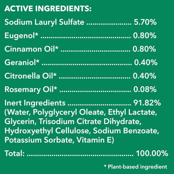 Hartz Nature’s Shield Flea & Tick Dog Shampoo Maximized Botanical Protection & Prevention with Cinnamon, Citronella & Rosemary Oils, 14 Ounces - Image 8