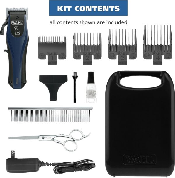 Wahl Power Pro Lithium Ion Rechargeable Cordless Dog Grooming Kit - Heavy Duty Cordless Electric Dog Clippers for Grooming The Thickest Coats - Model 3024675 - Image 3