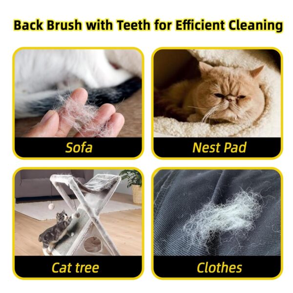 Innovative Cat Steam Brush: Steamy Pet Brush 3-in-1 Self-Cleaning Grooming Tool, Efficient Massage, Hair Removal, Tangle-Free Care for Cats and Dogs (yellow) - Image 5