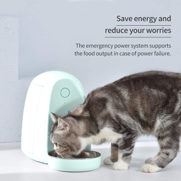 DOGNESS Automatic Cat Feeder with APP, Smart Feed Wifi Pet Feeder for Cat and Small Dog, Smartphone App Portion Control, Fresh Lock System Auto Food Dispenser - Image 5