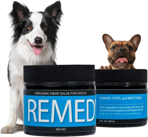 REMEDY - Hemp Salve Dog Wart Remover - Painless Dog Skin Tag Remover Balm - Dog Health Supplies for Comfort & Healthy Cell Growth for Dogs with Difficult Conditions