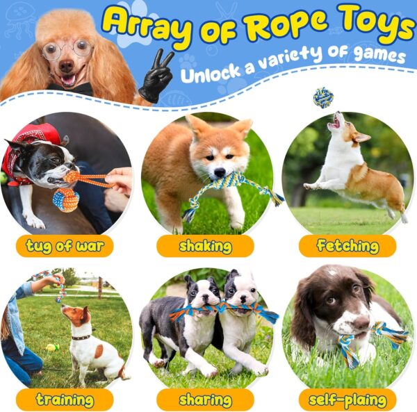 Puppy Toys 23 Pack, Interactive Dog Toys for Puppy Teething, Puppy Chew Toys with Squeaky Plush Toys, Rope Toys and Dog Treat Balls, Puppy Teething Toys for Small Dogs - Image 3