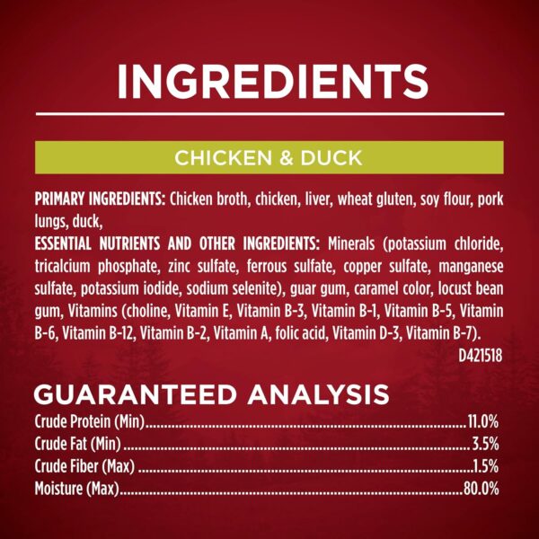 Purina ONE True Instinct Tender Cuts in Gravy with Real Turkey and Venison, and with Real Chicken and Duck High Protein Wet Dog Food Variety Pack - 13 Ounce (Pack of 6) - Image 8