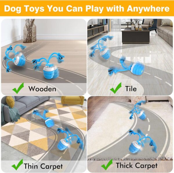 Interactive Dog Toys Ball - Fun Moving Dog Toys to Keep Them Busy | Rechargeable Smart Automatic Dog Ball for Large, Medium, and Small Puppy Dogs for Boredom - Image 4