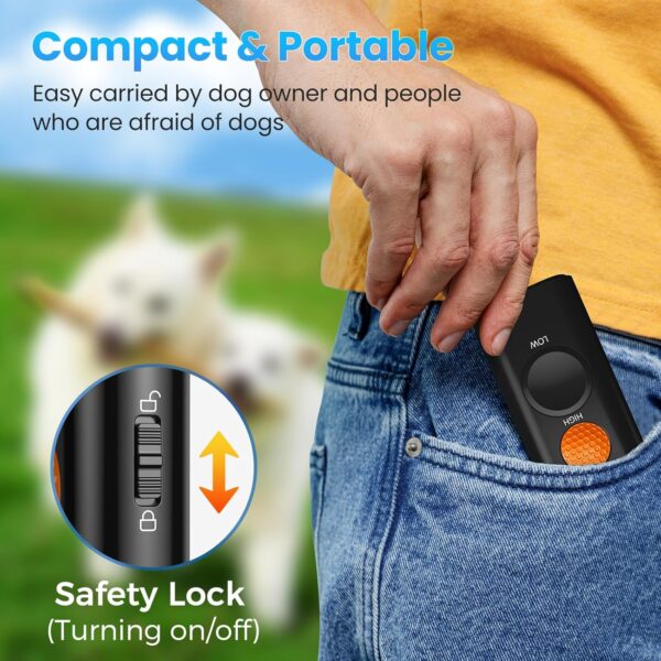 Anti Barking Device for Dogs, Dog Bark Deterrent Devices No More Bark DogTraining Indoor Outdoor Ultrasonic 2X Effective 50ft Range to Stop Neighbors Dog Barking Rechargeable for All Dogs - Image 7