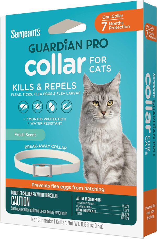 Sergeant's Guardian Pro Flea & Tick Cat Collar, 1 Count - Image 13