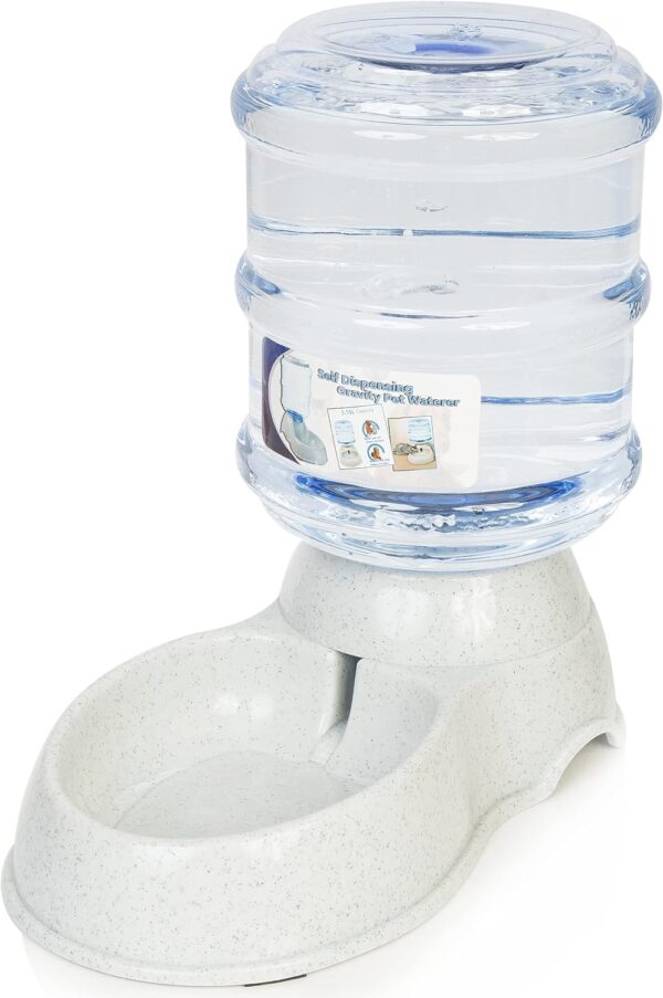 Zone Tech - Premium Quality Durable Self-Dispensing Gravity 3.7 Liters Pet Waterer