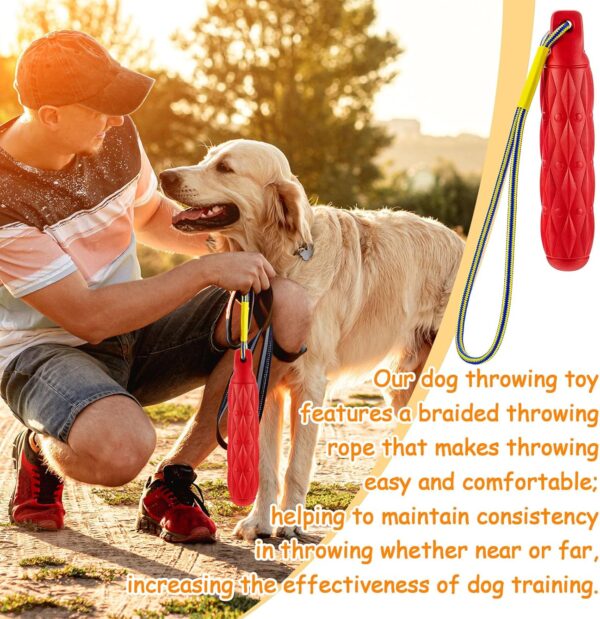 4 Pcs Floating Dog Toys Bumper Dog Toys with Throw Rope Dog Retriever Training Dog Pool Toys Standard Size Water Interactive Chew Toy for Duck Dog Hunting Training Outdoor Pool Activities - Image 6