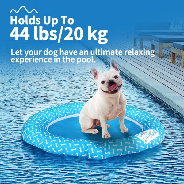 ALL FOR PAWS Dog Float for Pool no Need to inflate Pool Float for Dogs Dog Pool Floats for Small Dogs Dog Floats for Pool Dog Floats for Pool Puncture Proof - Image 2