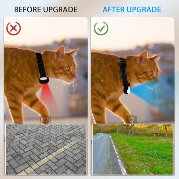 Upgrade Cat Camera Collar with 128GB SD Card, HD 1080P Pet Collar Camera Cat Video Camera Mini Collar Camera for Dogs Cats Present Indoor/Outdoor - Image 2