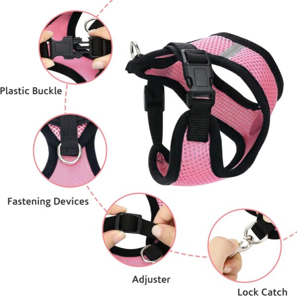 Adjustable Chicken Harness with Leash Small Pet Harness for Duck Goose Hen Traning Walking - Image 3