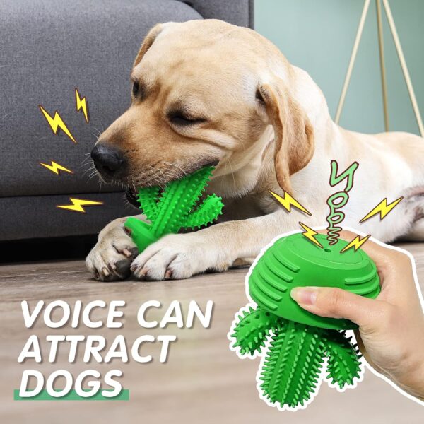 Dog Chew Toys Dog Toothbrush Stick Teeth Cleaning Brush Dental for Medium Large Dog, Puppy Christmas,Easter Birthday Gifts,Outdoor Dog Squeaky Toys for Aggressive Chewers Tough Toys Interactive - Image 4