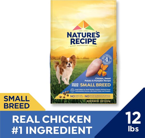 Nature′s Recipe Small Bites Chicken, Barley & Brown Rice Recipe Dry Dog Food, 12 lb. Bag - Image 4