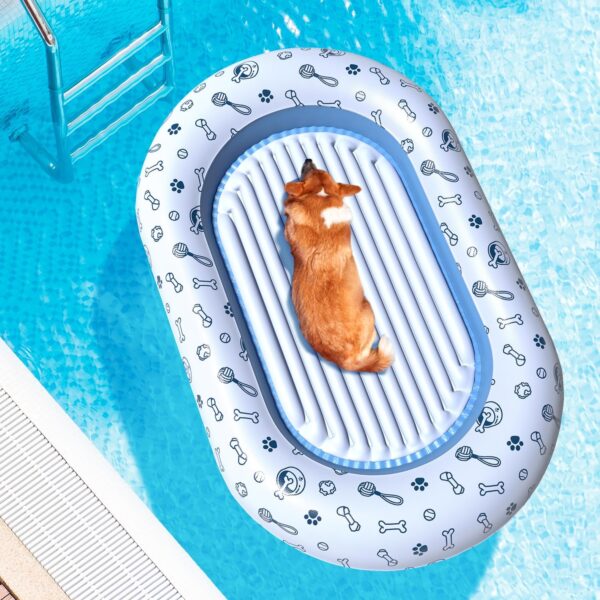 Large Dog Floatie for Pool - Pet Pool Raft and Float with Durable Design - Dog Pool Raft - Perfect Pet Pool Float for Summer Fun - Image 5