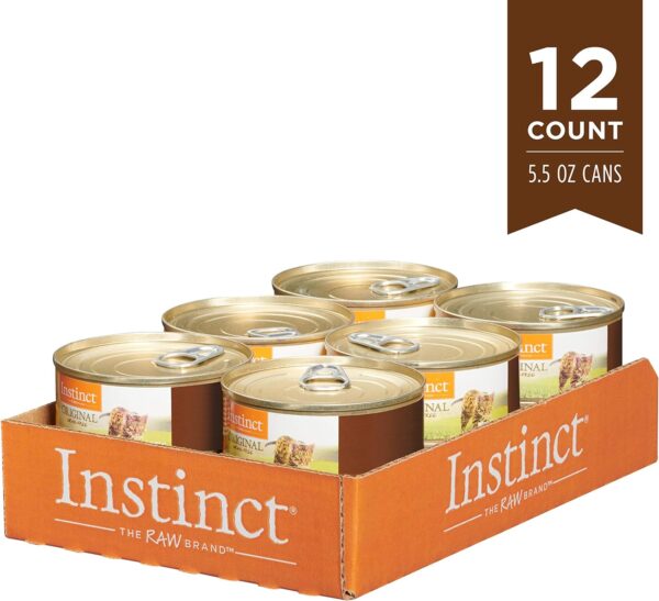 Instinct Original Grain Free Real Rabbit Recipe Natural Wet Canned Cat Food by Nature's Variety, 5.5 oz. Cans (Case of 12) - Image 6