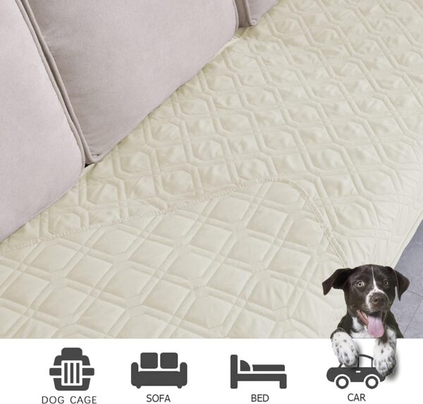 Ameritex Waterproof Blanket Reversible Dog Bed Cover Pet Blanket for Furniture Bed Couch Sofa - Image 4