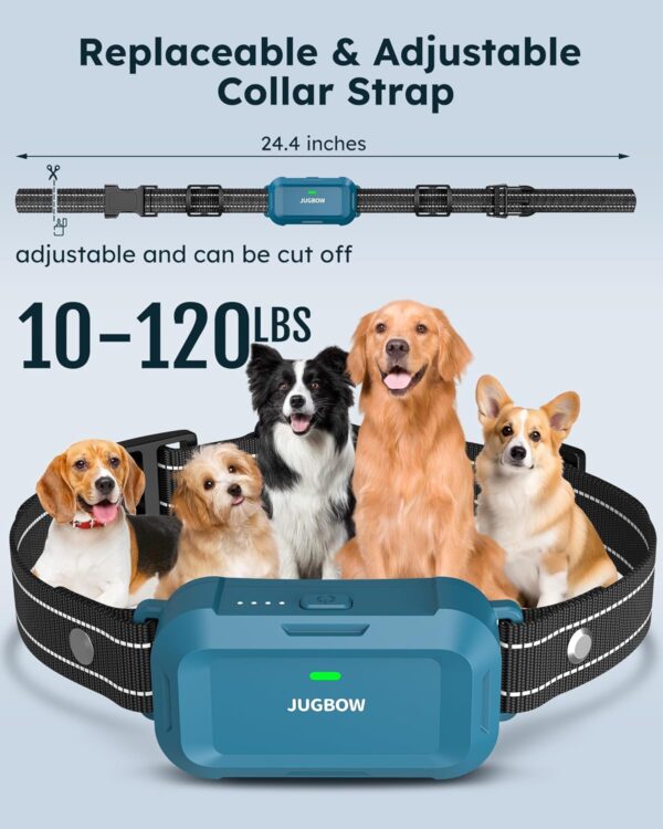 Jugbow Dog Shock Collar 2 Dogs - 4200FT Dog Training Collar with Remote, IPX8 Waterproof E Collar for Dogs Training Rechargeable Collars for Large Medium Small Dogs (10-120lbs) - Image 5