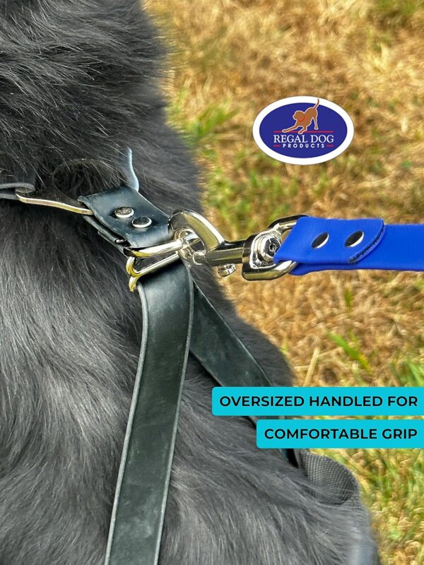 Regal Dog Products Waterproof No Pull Dog Harness with Handle - Adjustable Custom Fit Biothane Dog Halter for Training Your Service Dog or Emotional Support Dog - Fits Small, Medium, and Large Dogs - Image 2