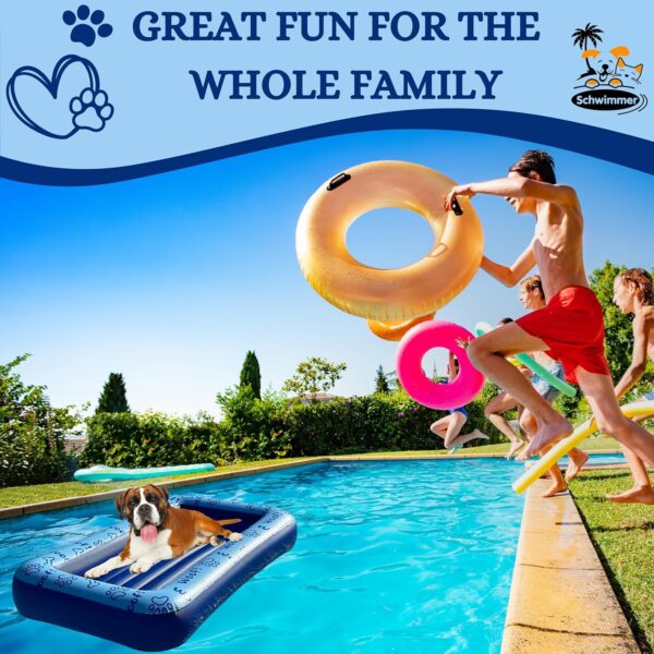 Schwimmer Premium Dog Pool Float for Large Dogs - Enhanced Safety, Premium Comfort - Versatile Design - Dog Floats for Pool & Lake - New Material - Image 8