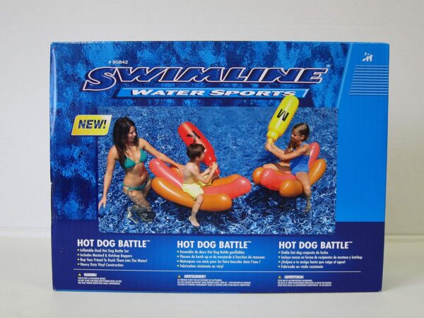 Swimline Hotdog Battle Pool Float , Brown - Image 3