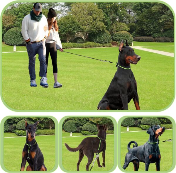 Dog Slip Collar Training Slip Collar - Non Slip Collar Dog Training Slip Collar Show Collar Reflective 1000LB Paracord Dog Slip Collar 2 Pack - Image 7