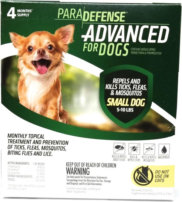 5-10 lb Dog Pet Flea Control Supply, Small