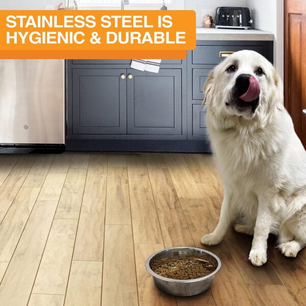 Neater Pet Brands Stainless Steel Dog and Cat Bowls - Extra Large Metal Food and Water Dish (16 Cup) - Image 4