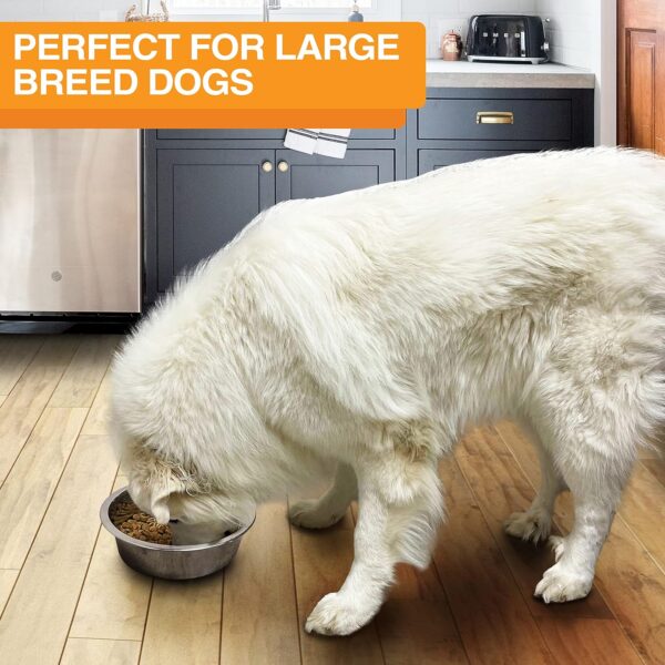 Neater Pet Brands Stainless Steel Dog and Cat Bowls - Extra Large Metal Food and Water Dish (16 Cup) - Image 3