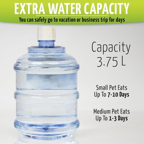 Zone Tech - Premium Quality Durable Self-Dispensing Gravity 3.7 Liters Pet Waterer - Image 4