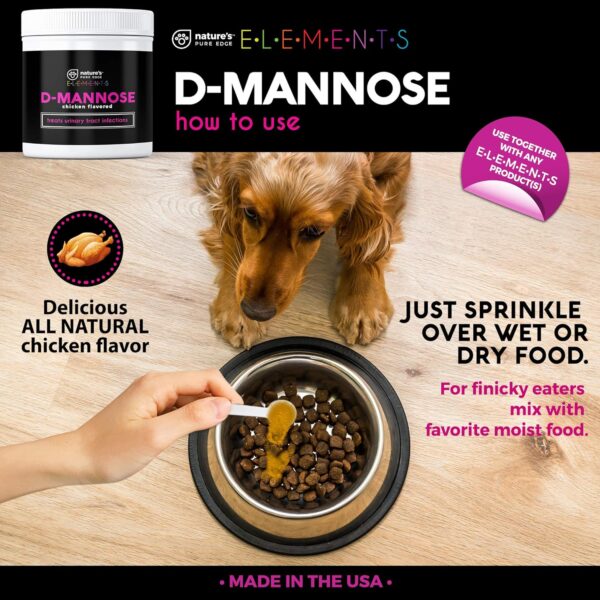 D-Mannose Supplement with Real Chicken for Dogs and Cats. Use for Immediate and Preventative Treatment of Bladder and Urinary Tract Infections UTIs. Stop Kidney Stones. Extra Strength 115 grams. - Image 5