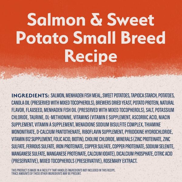 Natural Balance Limited Ingredient Small Breed Adult Grain-Free Dry Dog Food, Salmon & Sweet Potato Recipe, 4 Pound (Pack of 1) - Image 3