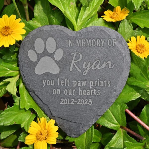 Pet Memorial Gifts, Personalized Pet Memorial Stones, Pet Remembrance Gift, in Memory of Dog Cat, Loss of Pet Sympathy Gift, Dog Memorial Gifts for Loss of Dog, Pet Loss Gifts - Image 6