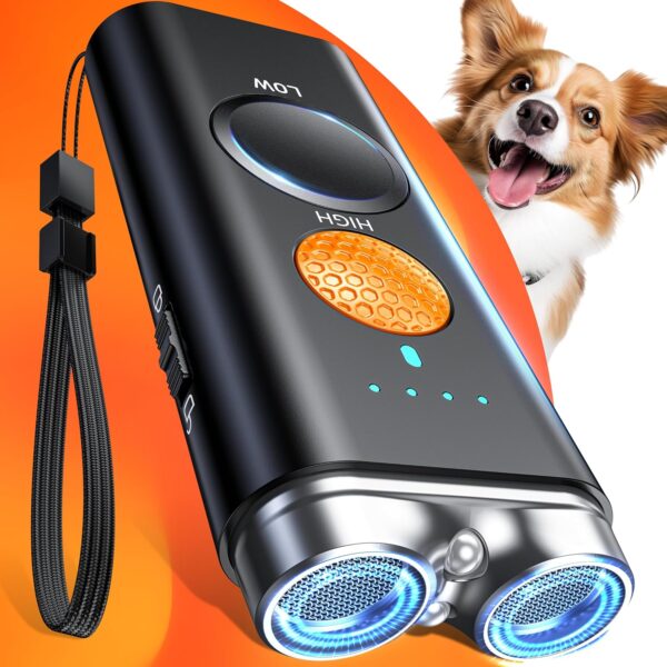 Anti Barking Device for Dogs, Dog Bark Deterrent Devices No More Bark DogTraining Indoor Outdoor Ultrasonic 2X Effective 50ft Range to Stop Neighbors Dog Barking Rechargeable for All Dogs - Image 9