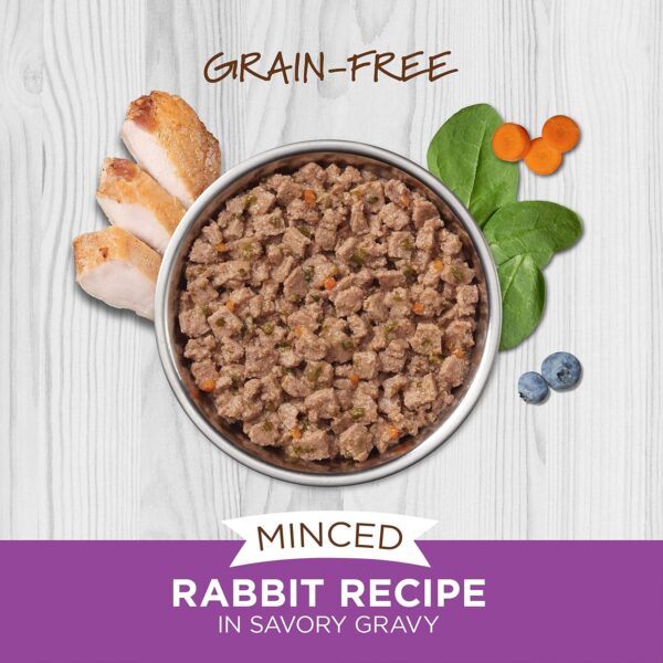 Instinct Grain Free Minced Recipe with Real Rabbit Natural Wet Cat Food, 3.5 oz. Cups (Case of 12) - Image 3