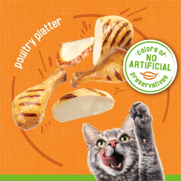 Purina Friskies Pate Wet Cat Food, Poultry Platter - (Pack of 24) 5.5 oz. Cans - Image 3