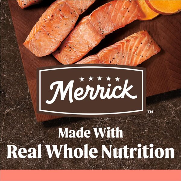 Merrick Premium Grain Free Dry Adult Dog Food, Wholesome And Natural Kibble With Real Salmon And Sweet Potato - 4.0 lb. Bag - Image 3